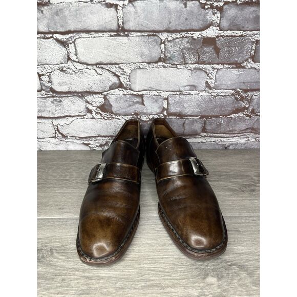 Barker Dark Brown Leather Monk Dress Loafers England Shoes Men’s Sz 6UK/7US/40EU main image 6